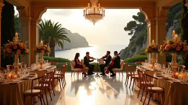 Optimiser l'ambiance de votre mariage glamour avec un violon à Cannes